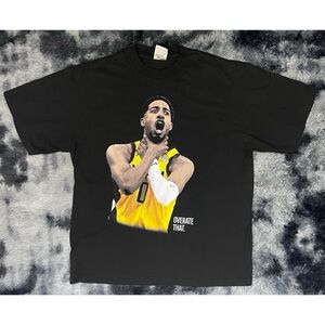 Shaka Wear Indiana Pacers Tyrese Haliburton ‘Overate That’ Black T-Shirt